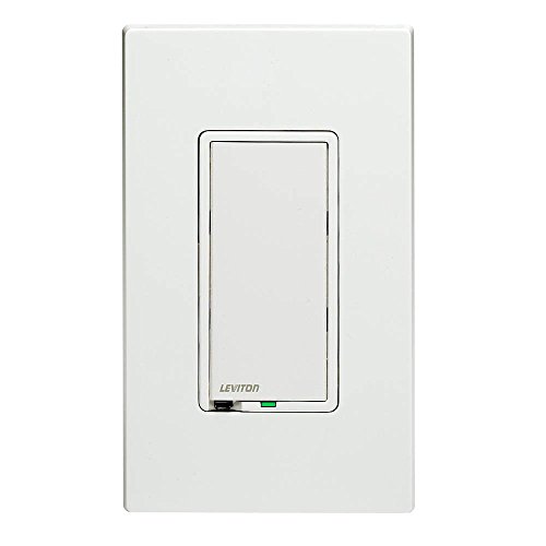 Leviton TTI06-1LZ True Decora Low Voltage Preset Digital Touch Dimmer, 120 Vac, 600 W, 1 P, 3 Way, 1 pack, White
