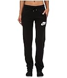 Nike Womens Rally Regular Sweatpants Black/White (X-Large)