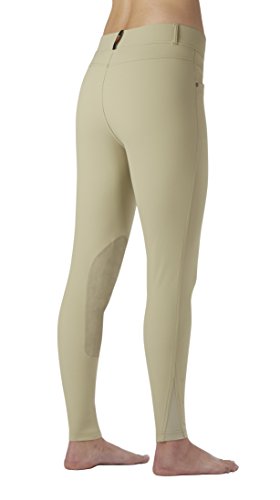 Kerrits Cross-Over Breech Kneepatch Tan Size: Small