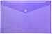 Poly Envelope- Legal Size, 5pc Single Vibrant Colors Set- Translucent (Multi-Colored)