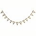 Vintage Heart Shape Printing Burlap Bunting Banner for Wedding Party Decoration,holiday Decoration