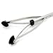 HOUSE DAY Foldable Pick Up Reaching Claw - Long Arm Gripper - Grabber - Helping Hand Tool - Lightweight (Red)