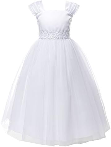 OLIVIA KOO Girls Graceful First Communion Dress (Size 2-16)
