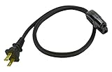 Prime HC100503 Coffee Maker and Small Appliance Power Supply Cord, Black, 3-Feet