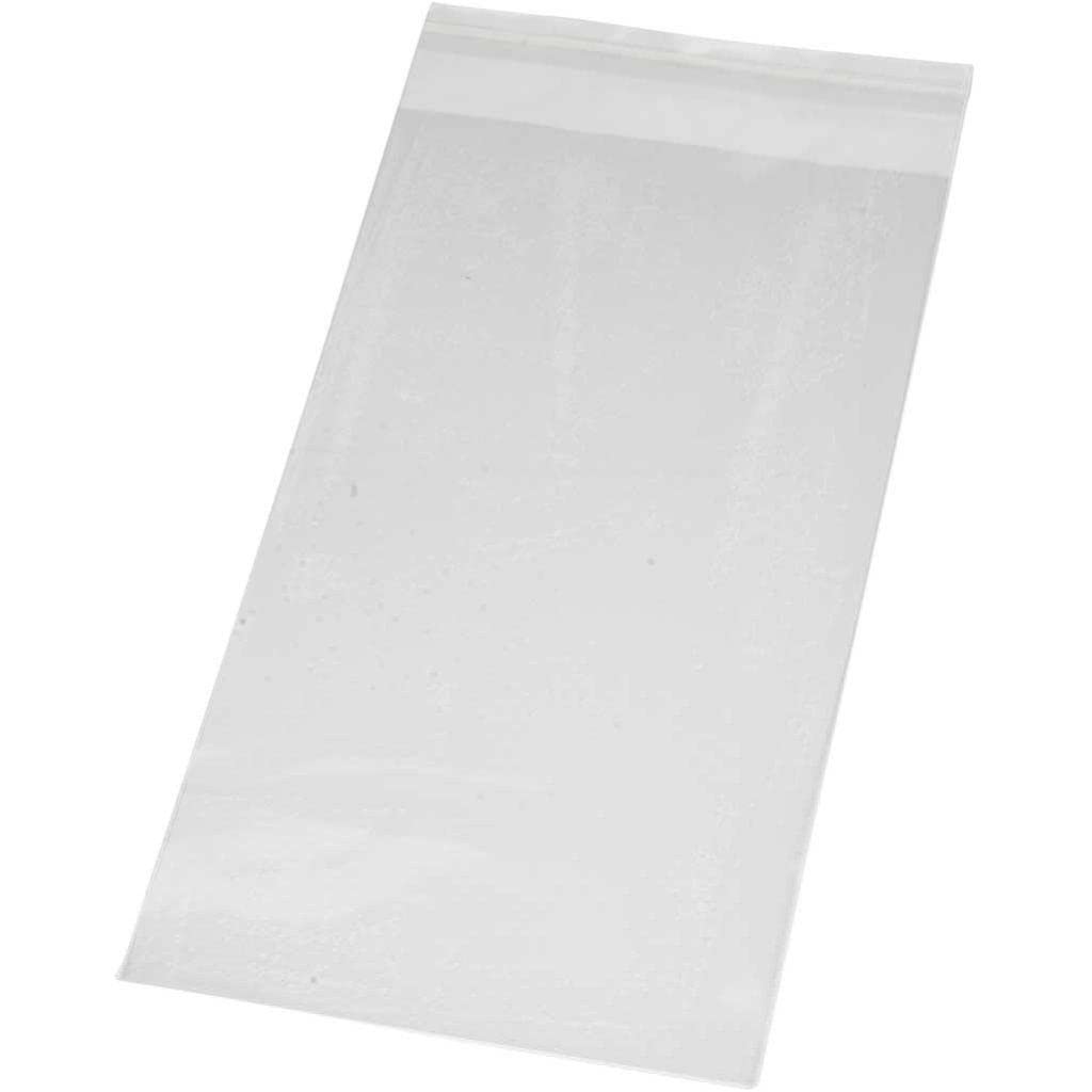 Cellophane Bags, W: 12 cm, H: 22 cm, 200pcs