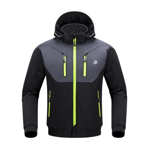BORLENI Motorradjacke, CE-konform, mit Protektoren, ganzjährig, JK007