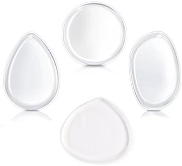 Pink Lust 4 Packs Silicone Makeup Blender, Makeup Sponge Silicone Foundation Puff Applicator for Beauty Blending