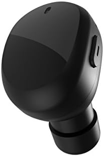Kinbashi Mini in Ear Bluetooth Headset with Mic Car Small Wireless Single Ear Earphones Invisible Earpiece for iPhone, Samsung Galaxy S8, HTC, Nokia and All Bluetooth Devices (Black)