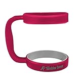 Handle for Yeti Rambler 20 Oz - The Tumbler Tamer - fits Ozark Trail SIC Thermik & many others - Polar Pink