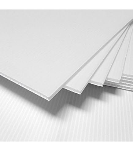 Coroplast 4mm Corrugated Plastic Sheets – 24” X 36”, Yellow, 4-Pack