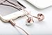 Earphones Headphones, Powerful Bass Earbuds with Mic, 14mm Large Drivers, Ergonomic Design for Samsung and Mp3 Players (Rose Gold with Case)thumb 3