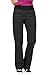 Med Couture Women's 'Yoga Pant' Scrub Bottoms, Black, Small