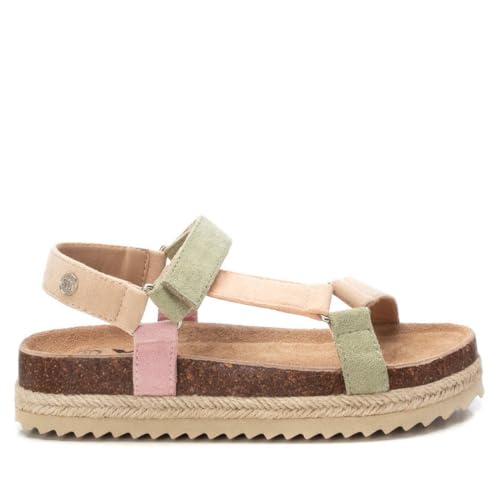XTI - Sandalia Niño Beige - Calzado Cómodo y Versátil - Moda casual - Modelo 15126703 (Talla 33)