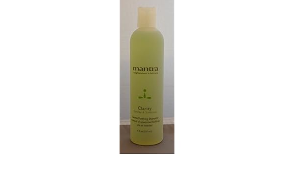 Amazon Com Mantra Clarity Gentle Purifying Shampoo 8 Oz Beauty