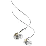 MEE audio M6 PRO Universal-Fit Noise-Isolating Musician's In-Ear Monitors with Detachable Cables (Clear)