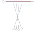 Ram-Pro Straw Brush Cleaner - Set of 4 Natural Long Brushes for Cleaning Drinking Straws, Tumblers, Sippy Cups and More (PVC Coated Handles)
