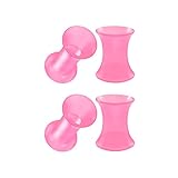 BIG GAUGES 2 Pairs Silicone 4g 3/16" 5mm Pink