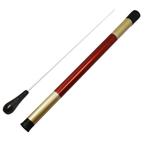 MOREYES Music Baton Orchestra Baton Band Conducting Baton with Tube Sleeve (Black Wood)