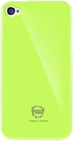 FUGU Gear FG-AP-IPH-4-LME Goospery Slim Fit TPU Pearl Jelly Flexible Case for iPhone 4/4S - Non-Retail Packaging - Lime