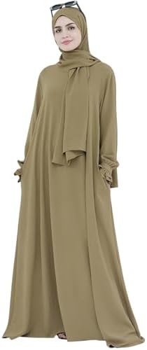 Wraith of East Women's Muslim Maxi Dress Kaftan Abaya Islamic Arabian  Clothing Lace Top Round Neck Party Gown Jilbab Robe (Pink, XL) at Amazon Women's  Clothing store