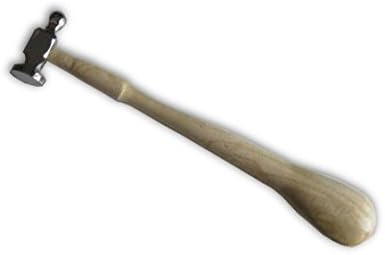 Jeweller Chasing Hammer With 22mm (7/8") Flat Face and 55mm (2-1/4") Head