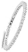 CHOOSE YOUR COLOR Sterling Silver Thin Eternity Ring