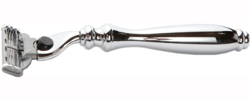 Shaving Handle- All Metal Ergonomic Design