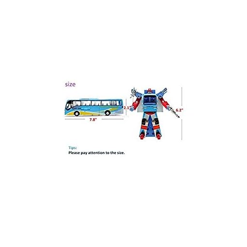 Mallya Transformers Distortion Bus Changer Transform Into Bus Action Figure Toy - Image 3