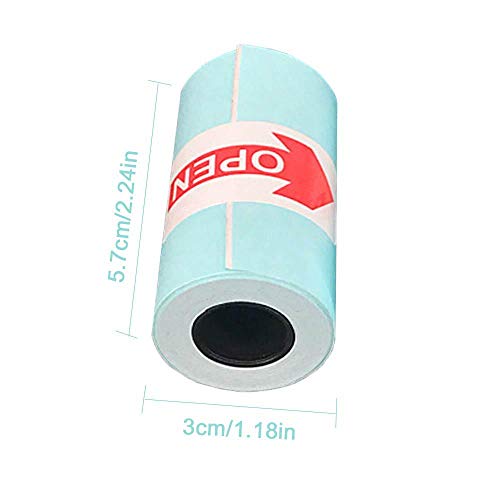 2 Teepao+Self+Adhesive+Thermal+Paper+Rolls