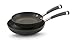 Circulon Contempo Hard Anodized Nonstick Frying Pan Set / Fry Pan Set / Hard Anodized Skillet Set - 8 Inch and 10 Inch, Black