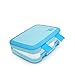 Kids Lunch Box - Leakproof 5-Compartment Bento Box for Kids and Toddler, Travel and On-the-go Meal and Snack Packing Food Storage Container, Lunch Box for boys and Girls (Blue)