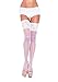 Leg Avenue Women's Plus Size Lace Sheer Thigh Highs
