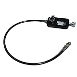 HPDAVV Paintball Scuba Fill Station,DIN Valve Scuba Adapter,4500psi PCP Paintball HPA Tank Fill Station,Stainless Air Fill Whip,Easy to Use (24 inch Stainless Steel)