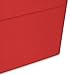 Sterilite 18 Gallon Heavy Duty Plastic Stackable Storage Container with Lid, Red (8 Pack)