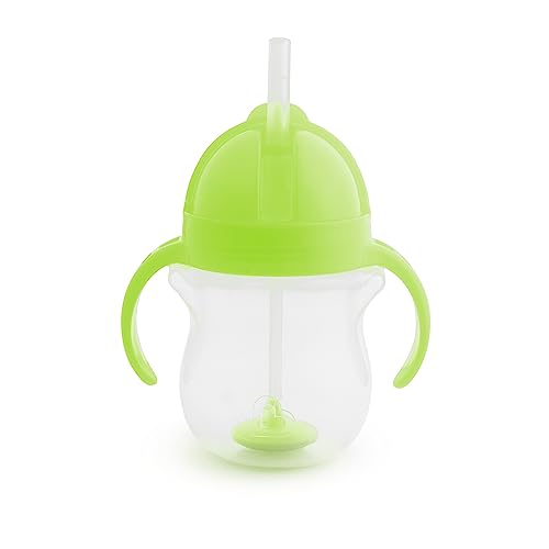 munchkin マンチキン ミラクルカップ グリーン パステル 8.1×8.6×13.2cm ストロー可動式 コップ飲み練習 FDMU10988L