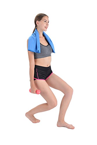 image for MATEDSOUS Blue Color Large Microfiber Towel for Travel, Gym, Workout, 