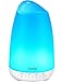 VicTsing 150ml Essential Oil Diffuser, 3rd Version Aromatherapy Diffusers Ultrasonic Cool Mist Humidifier with Sleep Mode, Waterless Auto-Off & 8-Color LED Light for Home Office Room Baby-White primary