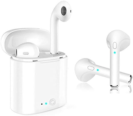 ZKMKAPOI Compatible Bluetooth Headset I7S, in-Ear Stereo Headset 2PC Headset, Wireless Earbuds Charging Box, Advanced Headphones Compatible Smartphone