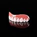Perfect Smile Veneers Cosmetic Teeth Veneer Dentures for Woman and Man, One Size Fit All (Teeth upper)
