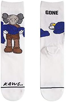 DAMAHOOV spring and autumn KAWS trend graffiti street personality joint cotton tube socks men and women socks 10 pairs