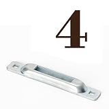 4 E-Track Singles: Galvanized Steel ETrack Mini Slots, TieDown Anchors for Spring Fitting Ratchet, Cam EStraps & Accessories | Tie Down Motorcycles, Cargo, Bikes, Boats on Docks, Trailers, Trucks