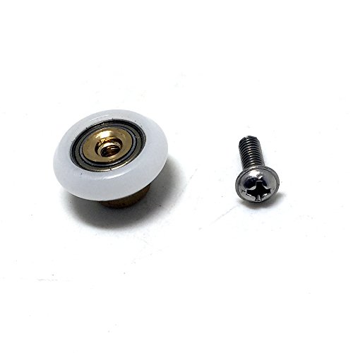 4PCS x Shower Door Rollers,Roller diameter 19mm, For the Bathroom Pan Glass Sliding Door Pulleys/Runners/Wheels,Strong Load-bearing Capacity, Ultra-quiet,CY103-4PCS