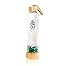 Bodhi Elixir Crystal Water Bottle - Crystal Healing Water Bottle, Quartz Crystal Water Bottle, Includes Gemstones and Protective Neoprene Sleeve