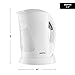 Gourmia GK200 1.8 Qt Cordless Electric Supreme Kettle - Speed Boil - Auto Shutoff Boil Detect - 1500 Watts - 110V