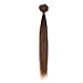Clip in Remy Human Hair Extensions #4 Medium Brown 10