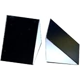 Right Angled Triangular Prism, N-BK7 (K9) Optical Components Glass for Precision Instruments Excellent, Physics, Light Refraction &amp; Wavelength Experiments