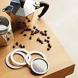 Bialetti Moka Seal and Aluminum Filter 72mm for 6 Cup Coffee Makers view 2