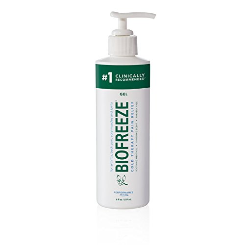 Biofreeze Pain Reliever Gel for Muscle, Joint, Arthritis, Back Pain, Cooling Topical Analgesic, NSAID Free Pain Relief Works Like Ice Pack, 8 oz Bottle with Pump (Limited Edition) Biofreeze Pain Reliever Gel for Muscle, Joint, Arthritis, Back Pain, Cooling Topical Analgesic, NSAID Free Pain Relief Works Like Ice Pack, 8 oz Bottle with Pump (Limited Edition)