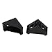 Boeray 20pcs 2028 Black Aluminum Corner Bracket for 2020 Aluminum Extrusion Profile Slot 6mm