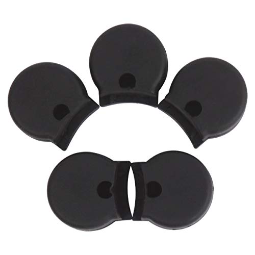 image for LIOOBO 5pcs Rubber Clarinet Thumb Rest Cushion Protector Music Instrum